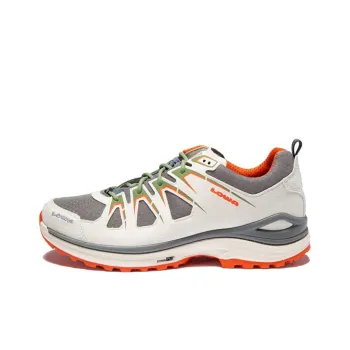 Lowa INNOX EVO GTX Cushioning Wear-Resistant Low-Top Outdoor Shoes Men's Gray Red