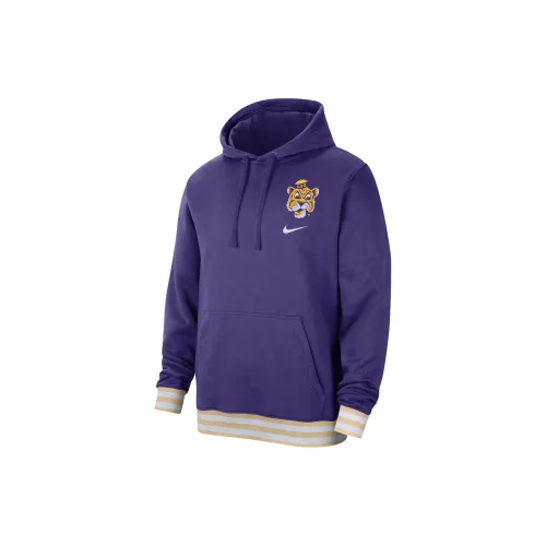 Nike LSU Sweatshirts Men Imperial Purple