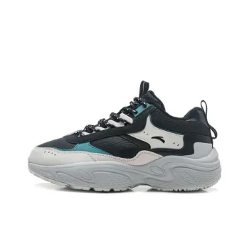 Anta Life Collection Low Top Casual Shoes Men's Black Gray Green
