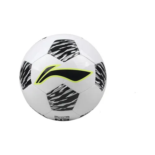 LiNing Size 4 5 Size Soccer TPU Machine Stitched Soccer Ball Unisex Black White