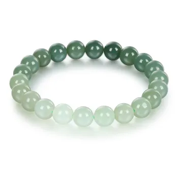 Cuiya Golden Building Hetian Jade Hetian Jade Bracelets Unisex Pale Greenish White Jade