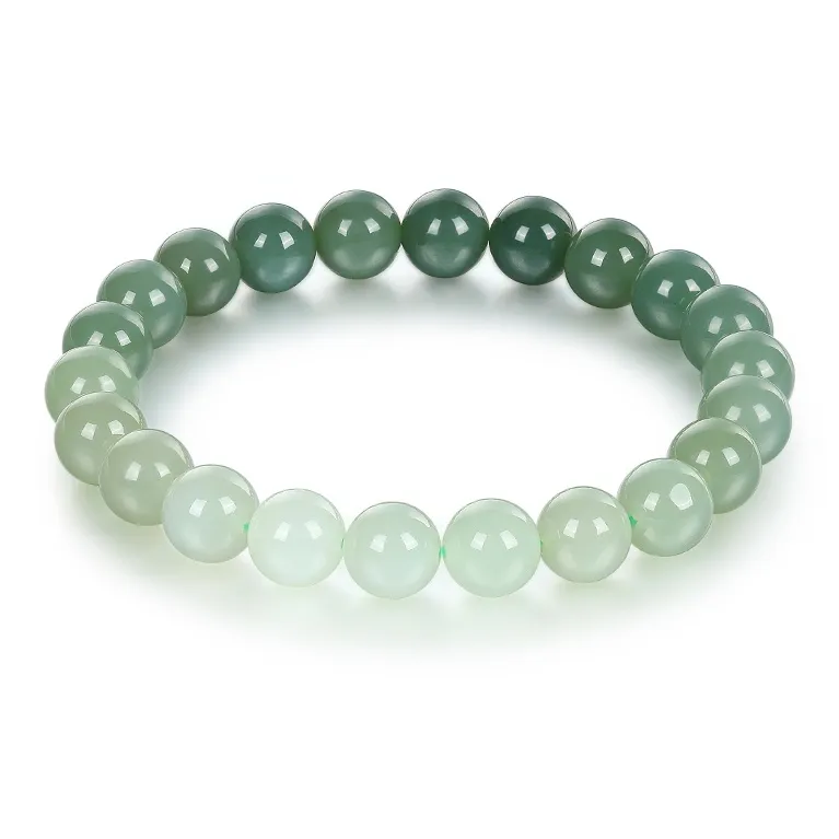 Cuiya Golden Building Hetian Jade Hetian Jade Bracelets Unisex Pale Greenish White Jade-0