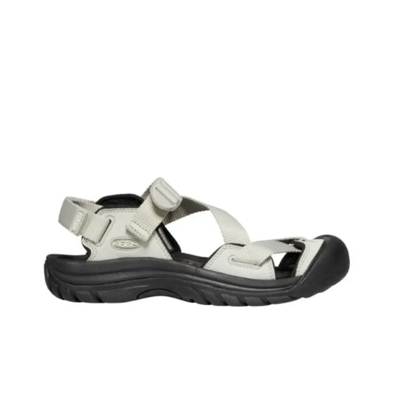 KEEN Zerraport 2 Slip Resistant And Breathable Beach Sandals Women's Silver Black-1