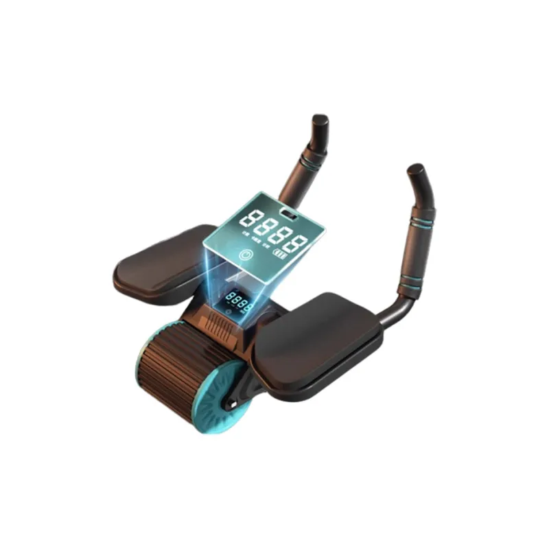 KUS Abdominal Rollers Unisex Flagship LCD Touch Model - Carbon Crystal Black-0