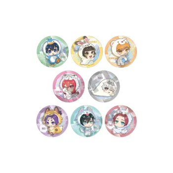 CRUX Blue Prison Animal Series Q Edition Badge IP Merch