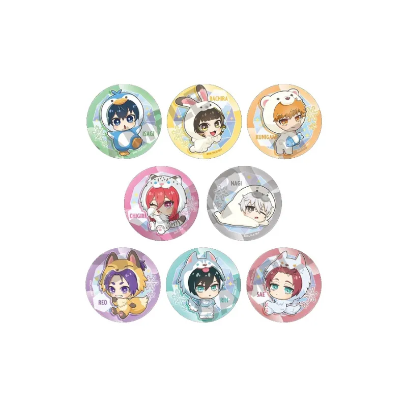 CRUX Blue Prison Animal Series Q Edition Badge IP Merch-0