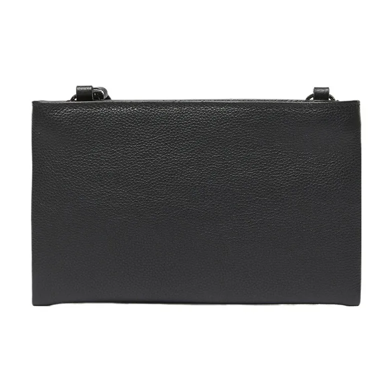 MaxMara Weekend Series Cow Leather Crossbody Bag Shoulder Bag Women's Black-2