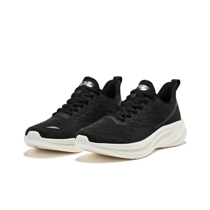 Erke Chasing The Wind 2.0 Slip Resistant Low Top Running Shoes Men's Black-2
