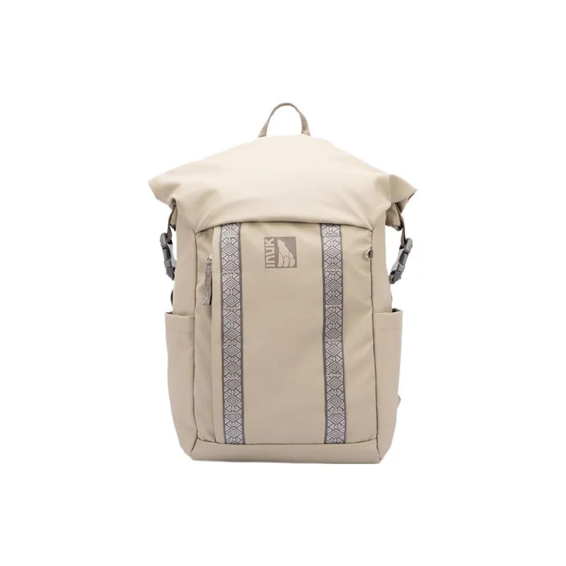 INUK Polyester Backpack Regular Unisex Extreme Night Black/Black Forest Green/Elephant Gray Mountain-10