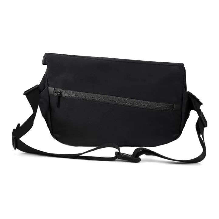 RIOREX Polyamide Messenger Bag Shoulder Bag Crossbody Bag Regular Unisex Black/Custard/Gray Black/Frosted Black-21