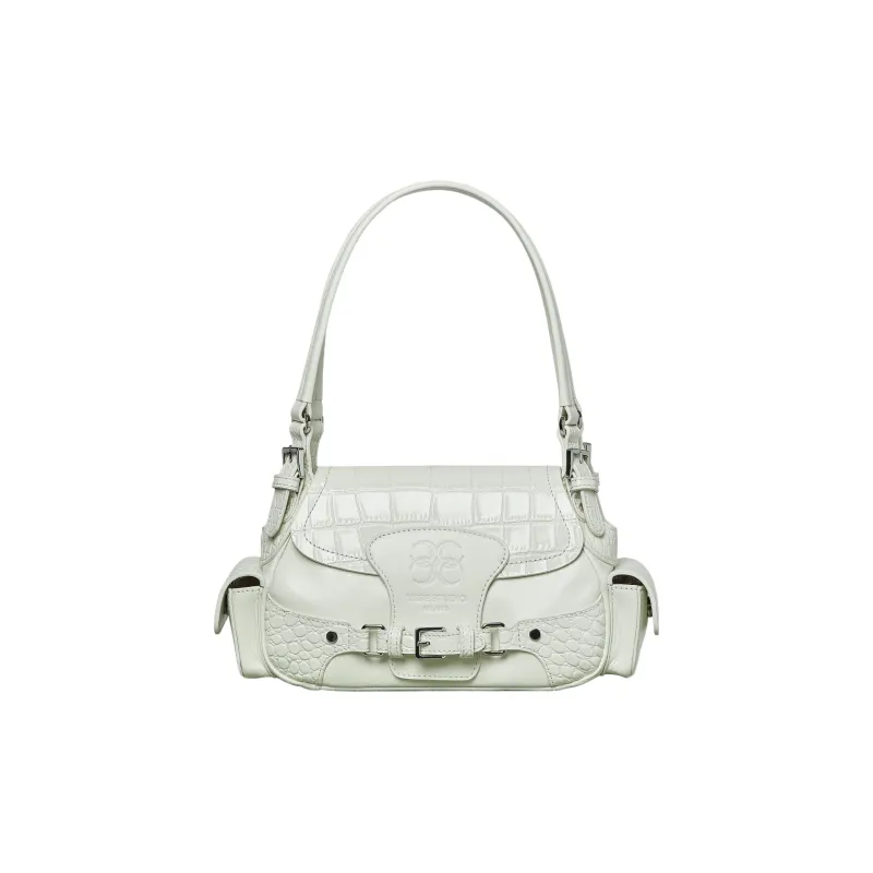 YESE STUDIO Cow Leather Shoulder Bag Regular Women's White-0