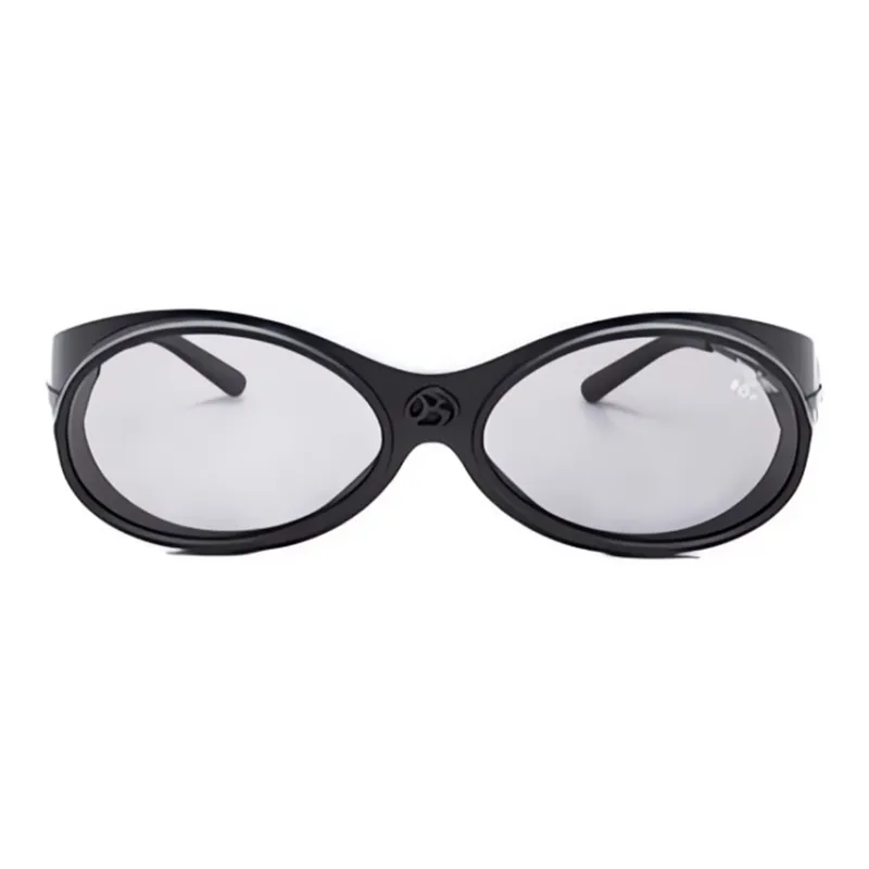 Boy London TR90 Oval Sunglasses Unisex Black-1