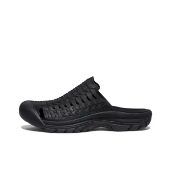 HYKE x KEEN SAN JUAN II Wrap-toe Slippers Men's Black
