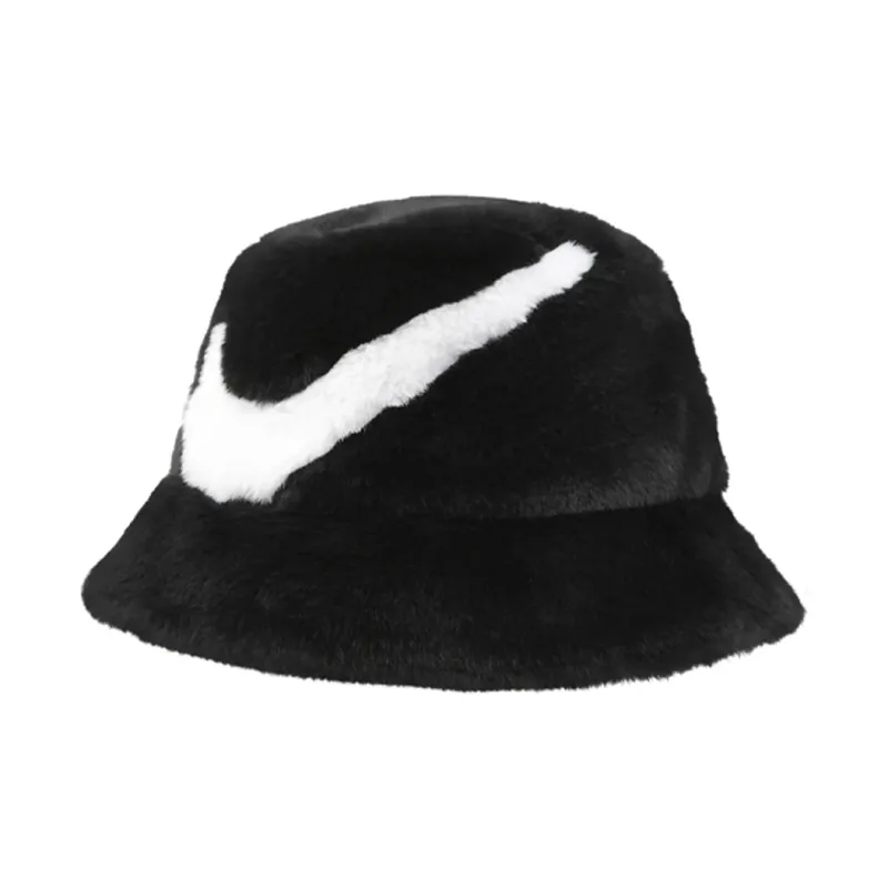 Nike Apex Faux Fur Swoosh Bucket Hat-0