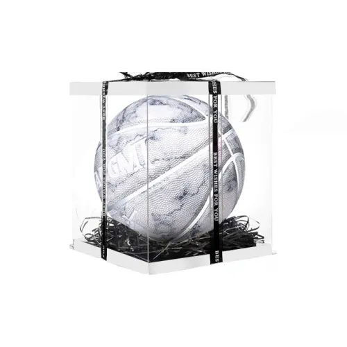 Kuangmi Marble Collection PU Basketball Hang Gray Size 7 Street Unisex