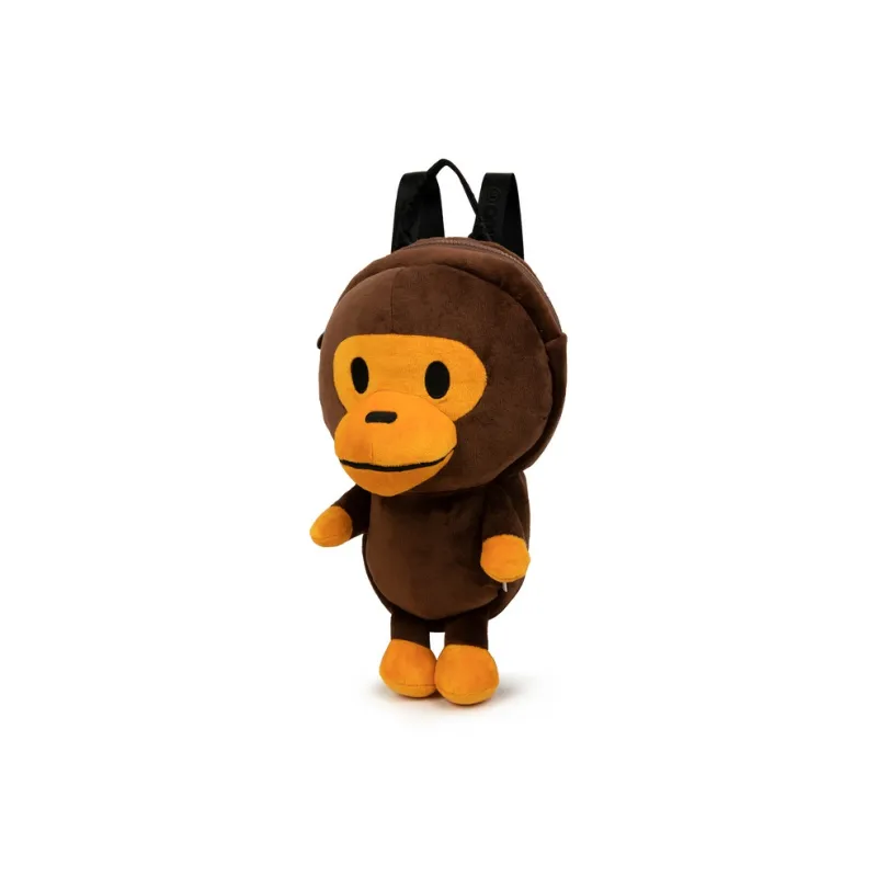 Aape Polyester Backpack Regular Unisex Brown-3