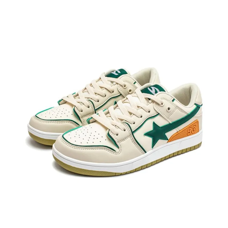 HOBIBEAR Slip Resistant Cushioning Abrasion Resistant Balance Low Top Skateboard Shoes Unisex-2