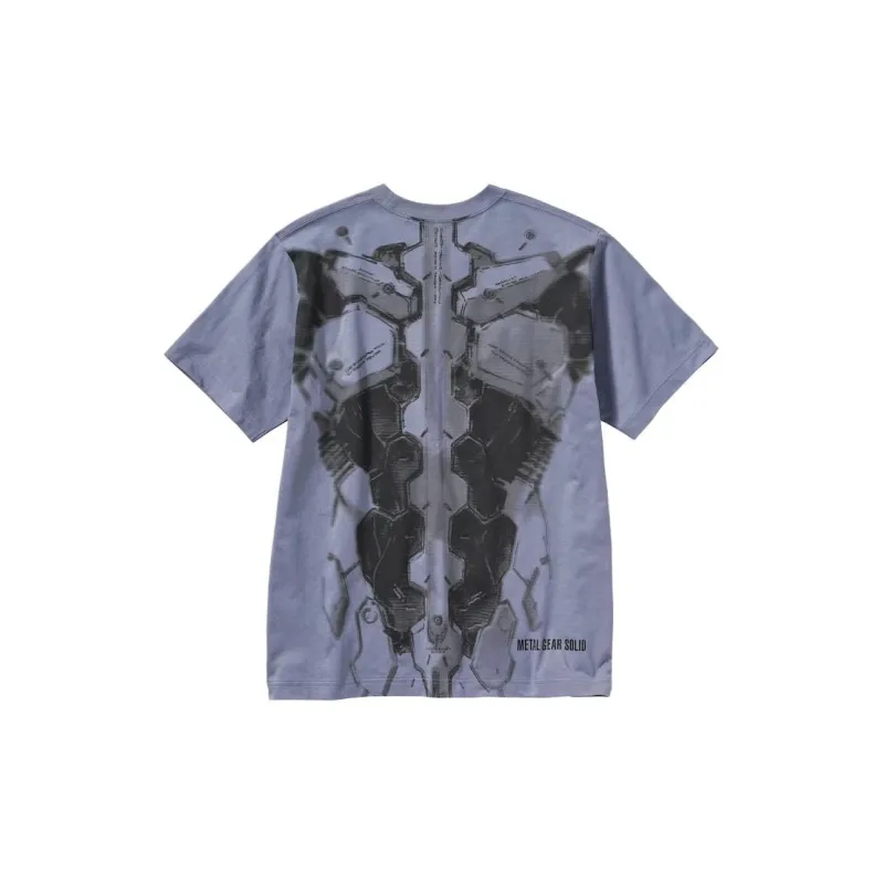 UNIQLO x Metal Gear UNIQLO X Metal Gear Co brand T Shirt Unisex Gray-1