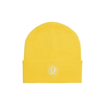 Lululemon Wool Beanies Unisex Practical Yellow