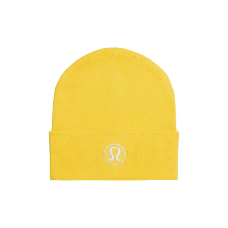 Lululemon Wool Beanies Unisex Practical Yellow-0