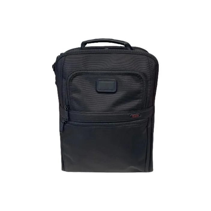 TUMI Ballistic Nylon Leather Backpack Regular Men's Black-4