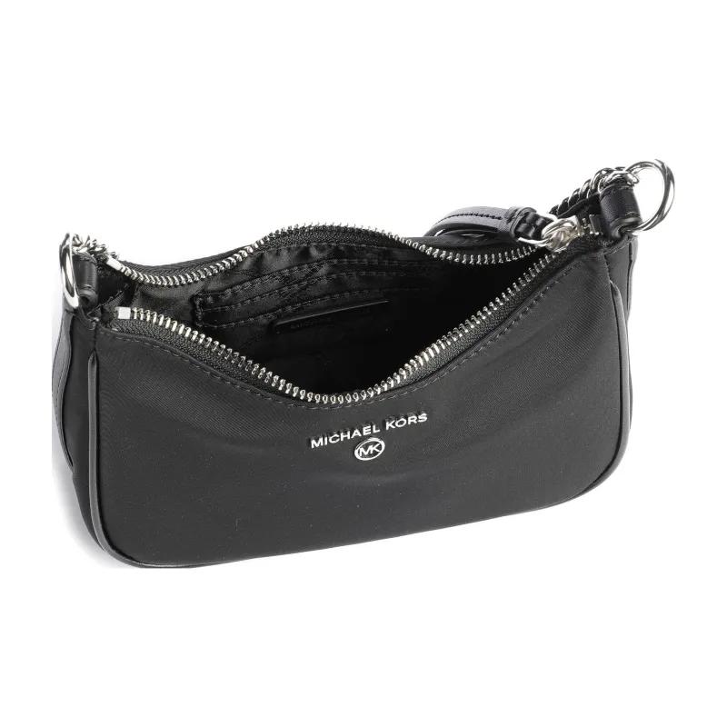 MICHAEL KORS Jet Set Charm Nylon With Leather Handbag, Shoulder Bag Women's Black-3