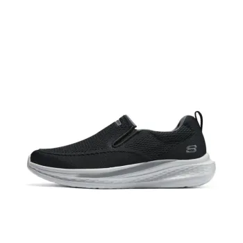 Skechers Relaxed Fit Abrasion Resistant Low Top Casual Shoes Men's Black