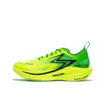 361° Fly Burn 2.5 Anti Slip And Wear Resistant Breathable Low Top Running Shoes Men's Yellow Green