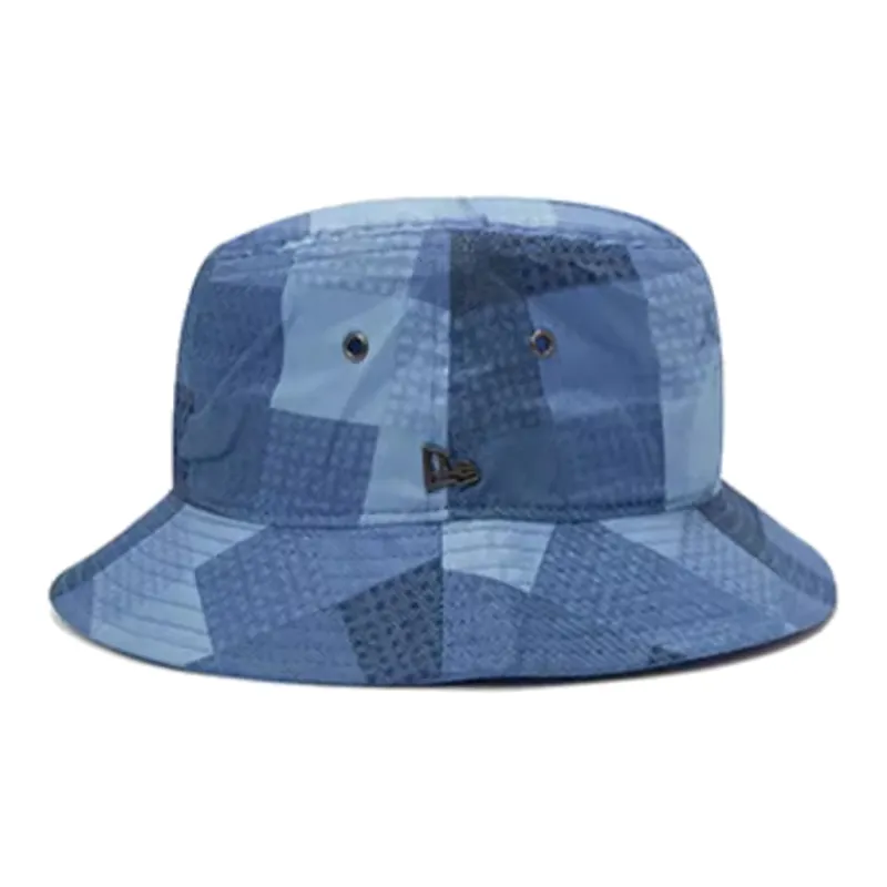 New Era Cotton Bucket Hats Unisex Blue-2