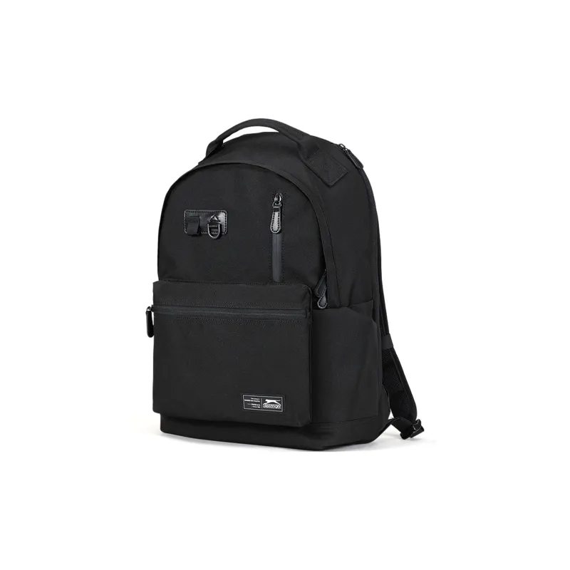 Slazenger Fabric Backpack Regular Unisex Black/Beige-1