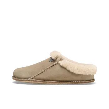 Birkenstock Wrap-toe Slippers Unisex Taupe Narrow Fit