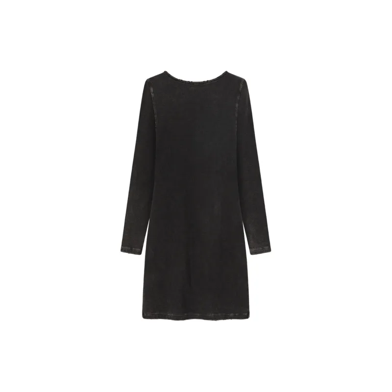 CHUU Long Sleeved Dresses Women's Black-1