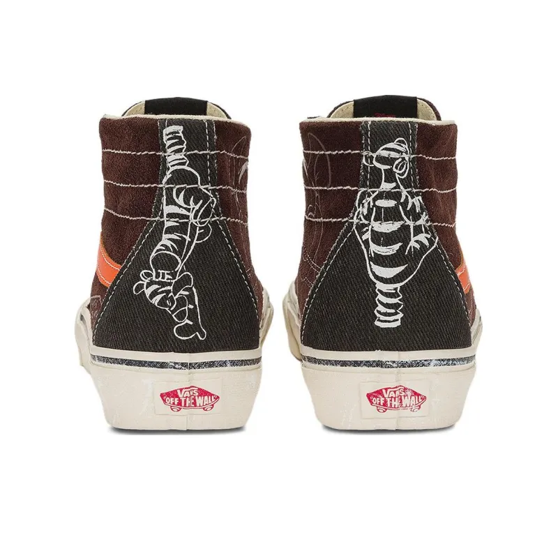 Vans SK8 Hi Tapered X Disney Tiger 'Brown Orange'-2