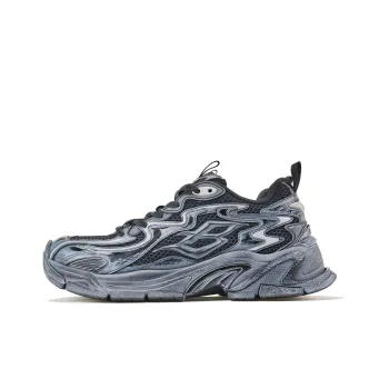 BLINDNOPLAN Cushioning Anti Slip Wear Resistant Breathability Low Top Running Shoes Unisex Black Gray Color