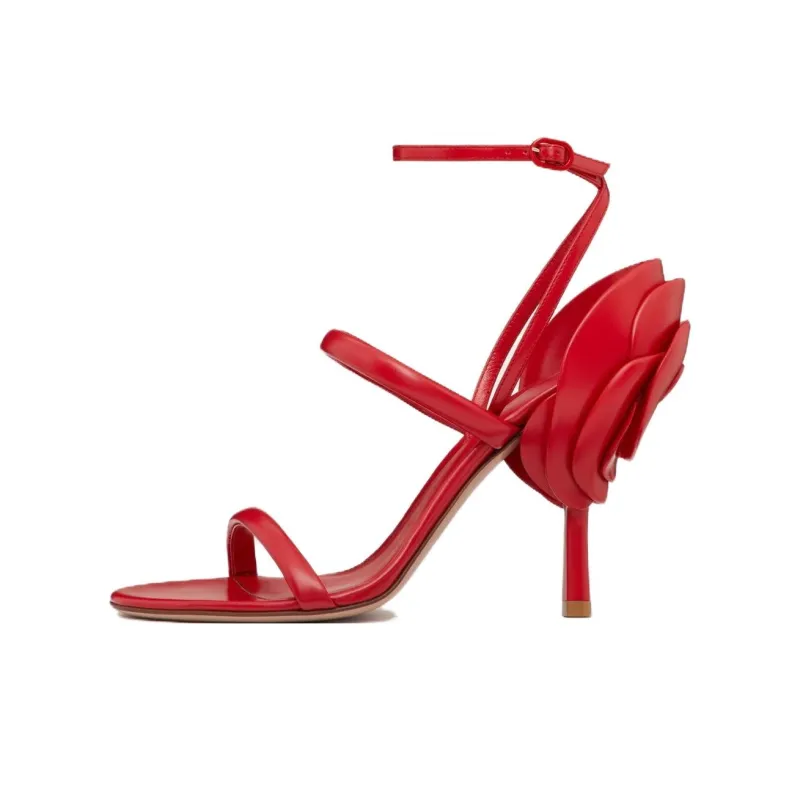 Valentino Garavani Roserouche 1959 100mm Leather Sandals-0