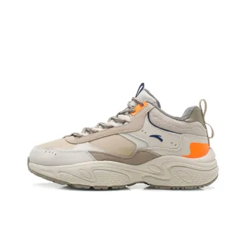 Anta Life Collection Waterproof And Warm Low Top Casual Shoes Men's Withered Wood Color
