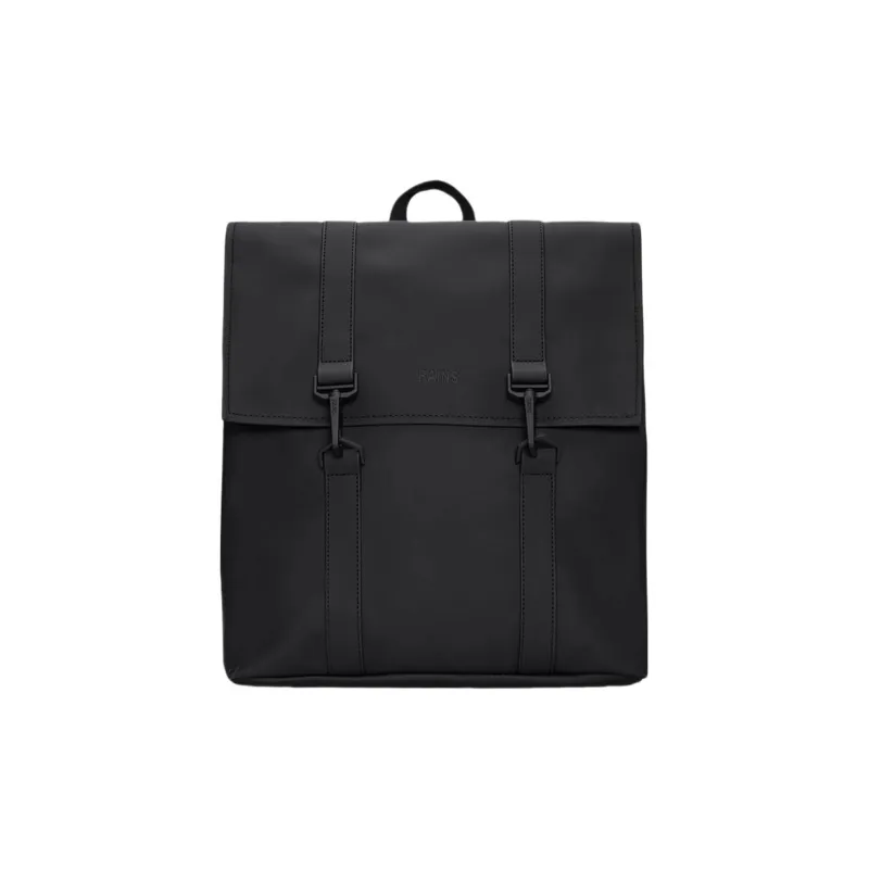 Rains Polyester Backpack Mini Men's Black-0