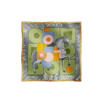 HERMES Silk Scarves Women's Multicolor