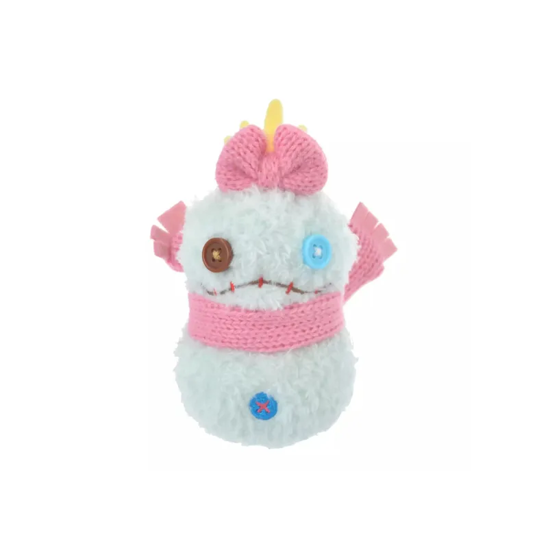 Disney Winter Joyful Snowman Collection Little Golden Retriever Dolls Plush Pendant-0