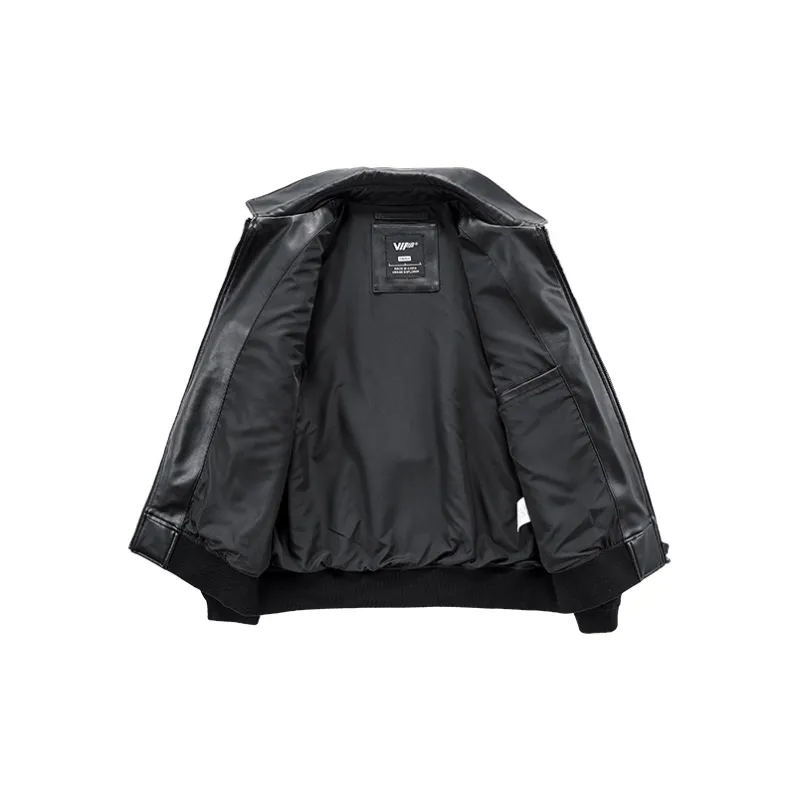 VIP Functional Series Leather Jacket Unisex Black-2