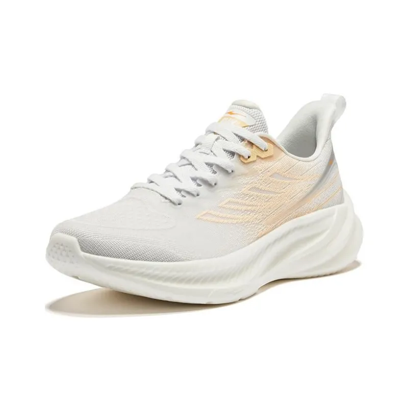 Erke Chasing The Wind 2.0 Slip Resistant Low Top Running Shoes Men's White Orange-1