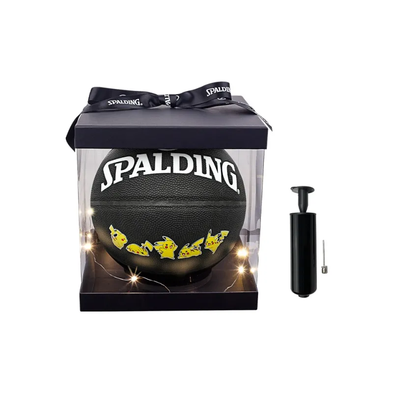 SPALDING x Pokemon Co branded Collection PU Basketball Black Size 7 Training Unisex-5