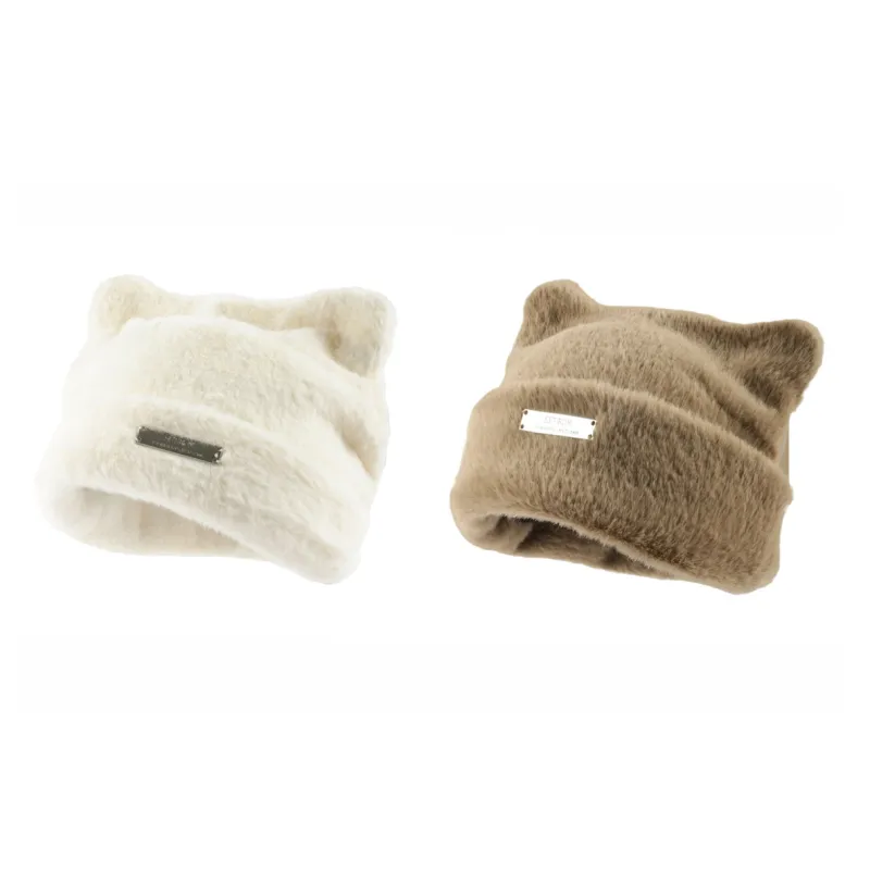 US8ACC Polyester Beanies Women's-3