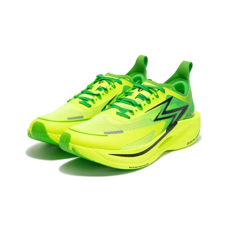 361° Fly Burn 2.5 Anti-Slip And Wear-Resistant Breathable Low-Top Running Shoes Men's Yellow Green-2