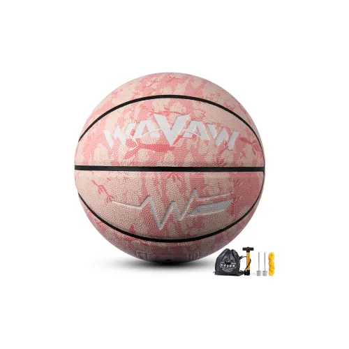WAVAW PU Basketball Cherry Blossom Pink Size 7 Ball Training Unisex