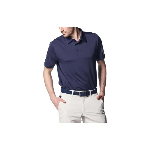 Under Armour Polo Shirts Men Navy Blue