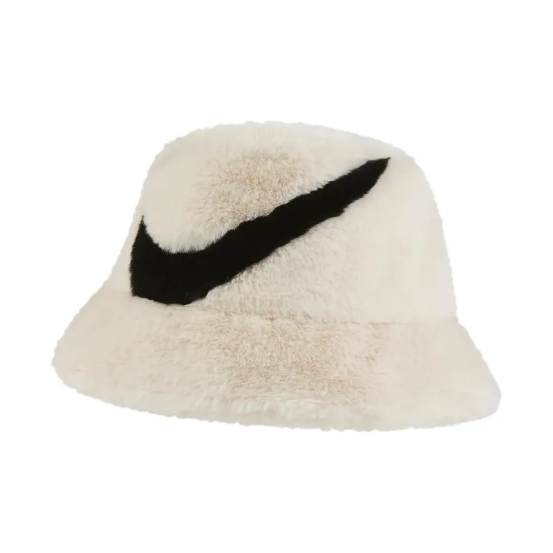 Nike Apex Faux Fur Swoosh Bucket Hat-0