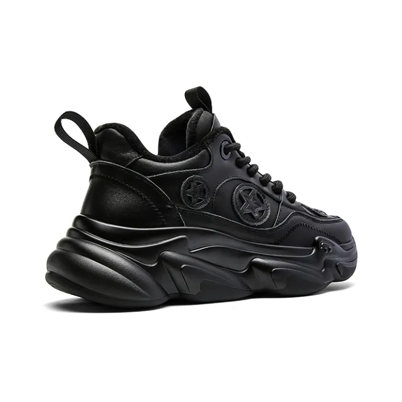 CAI CHI Shock Absorbers With Slip Resistant And Abrasion Resistant Properties Low Top Chunky Sneakers Unisex-2