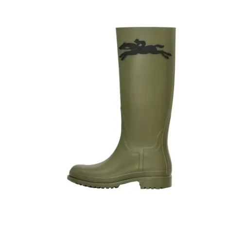 LONGCHAMP Knee-high Boots Women's Green