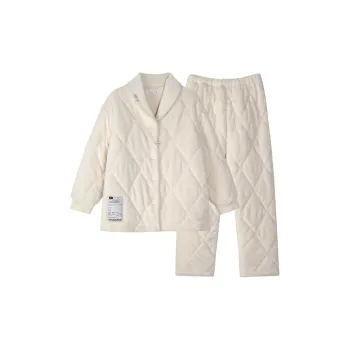 Same Language Pajama Set Women's Orange White